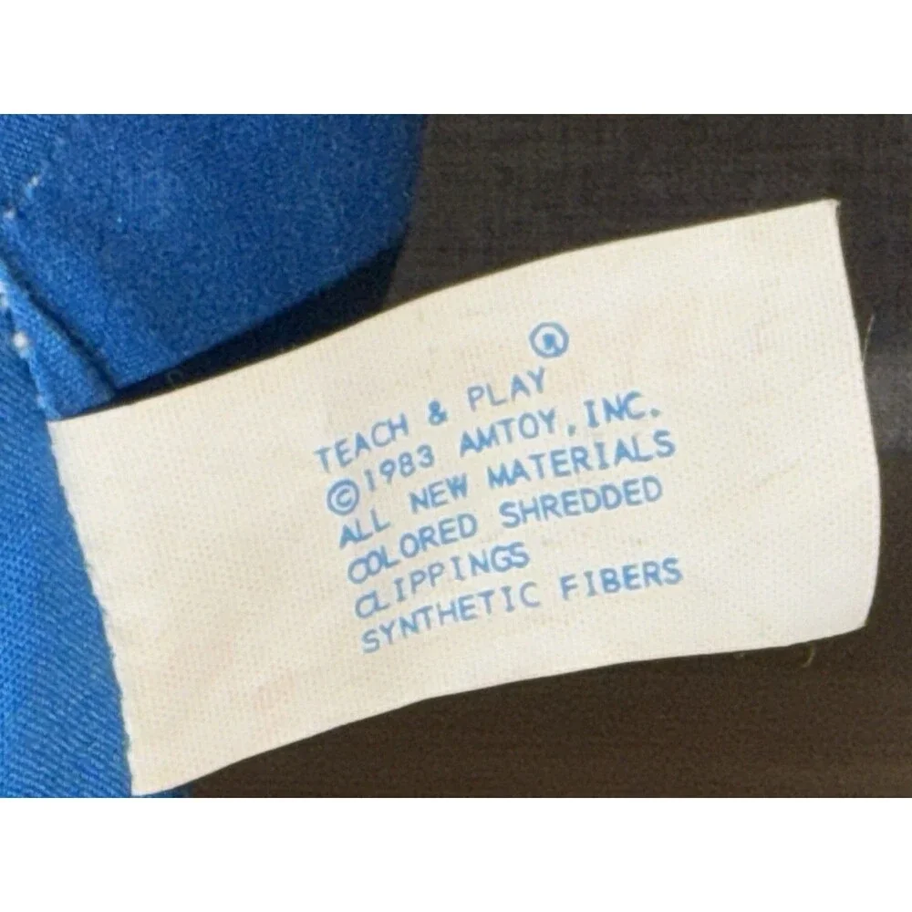 Vtg 1983 Amtoy Learn to Dress Clown Plush 16